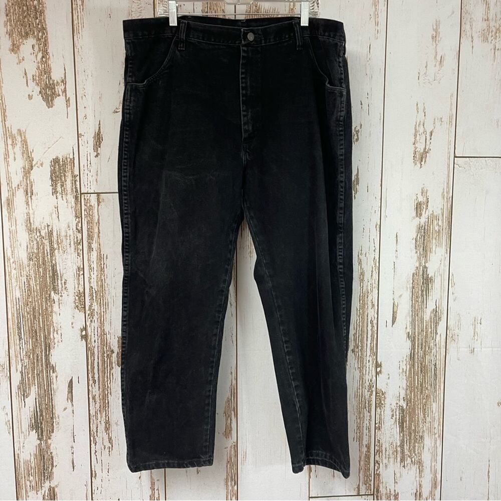 Rustler, Relaxed Fit Black Jeans. Size 42x30. In excellent condition!